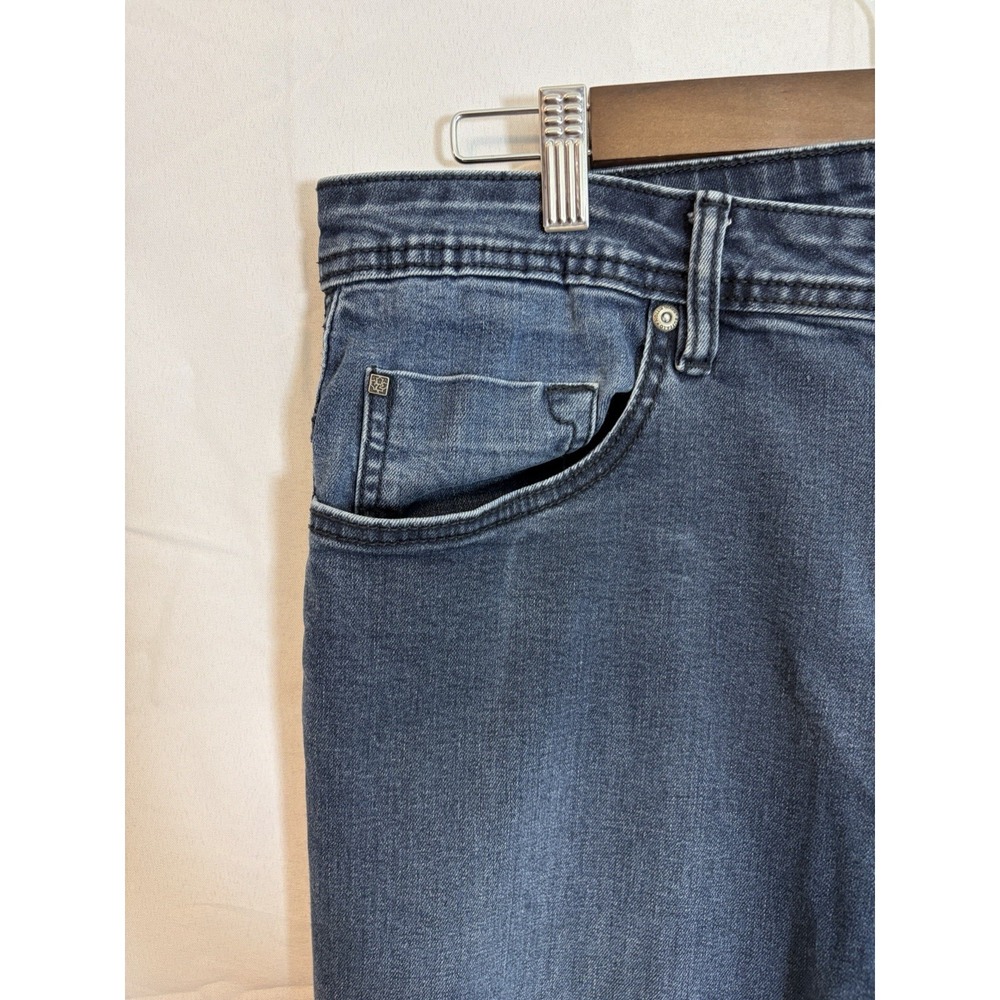 AXEL Buffalo David Button Jeans Men's Size 36x34 Slim Bootcut Medium Wash Denim - Picture 3 of 13